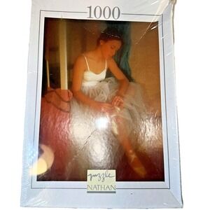 Vintage 1995 Nathan 1000 Piece Jigsaw Puzzle "Ballerina" Sealed